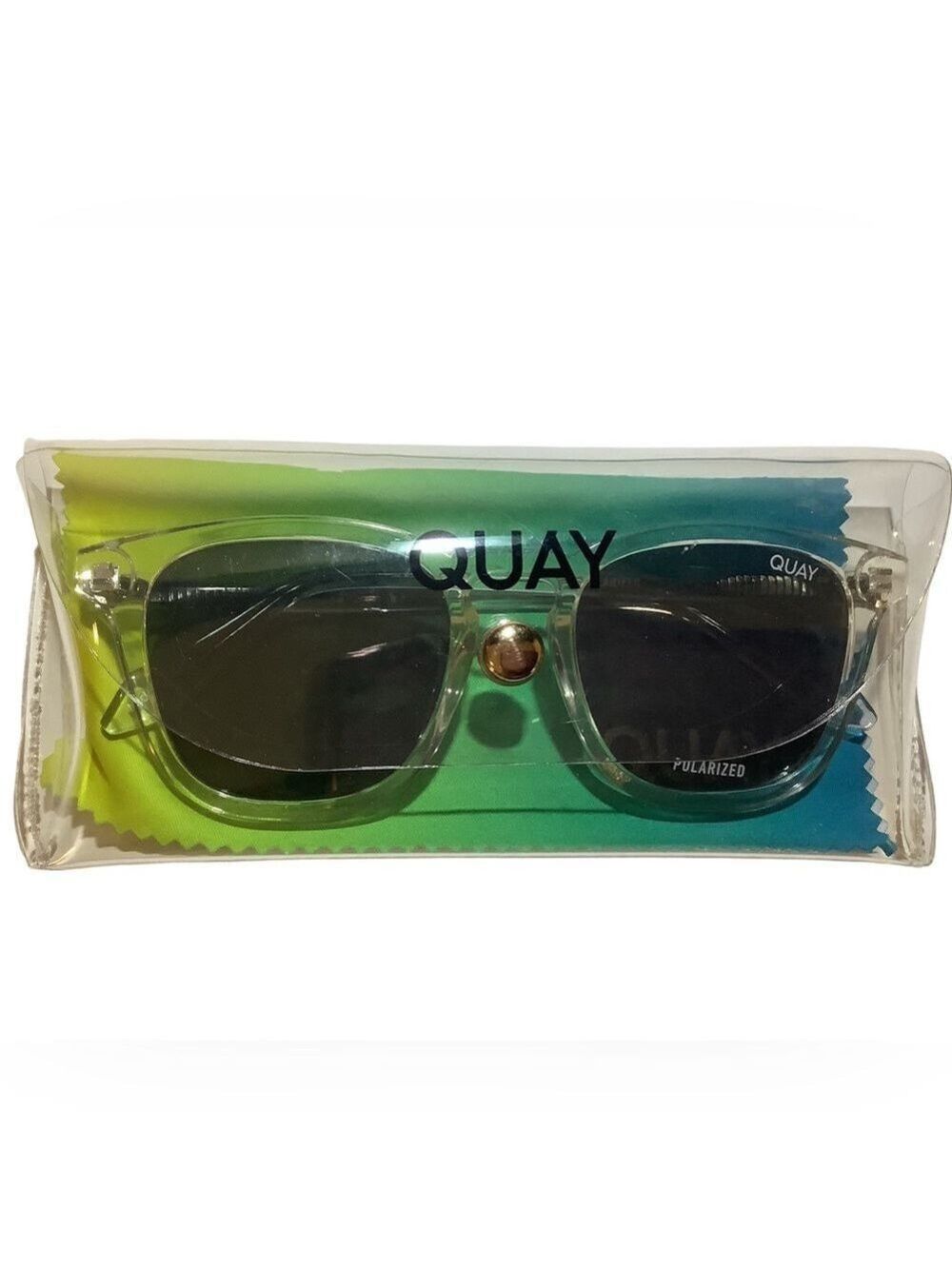 Quay Australia Jackpot Round Polarized Sunglasses New - Picture 4 of 5